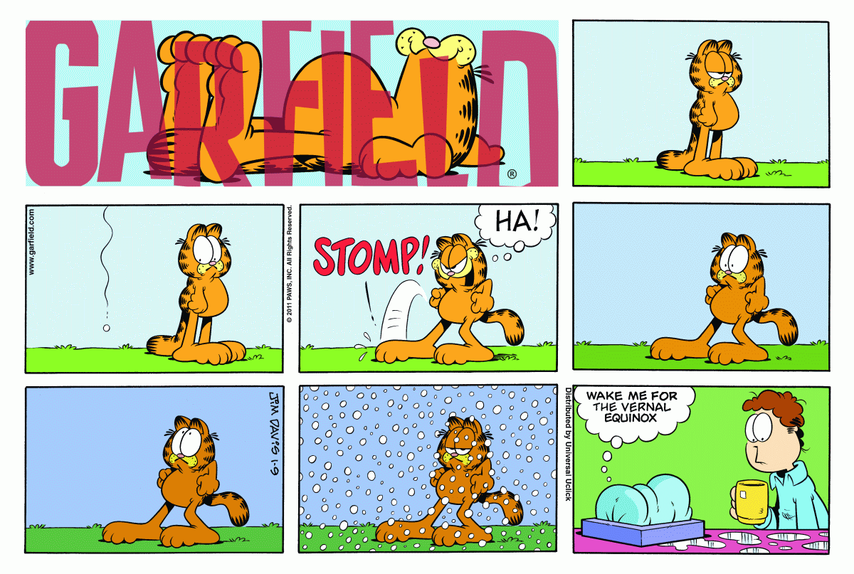 Garfield, January 9, 2011