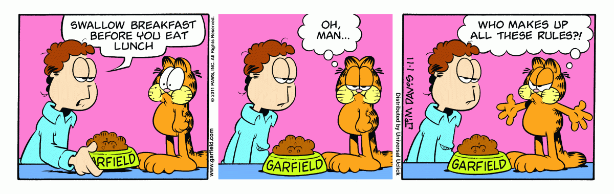 Garfield, January 11, 2011