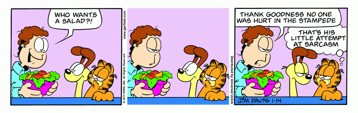 Garfield, January 14, 2011