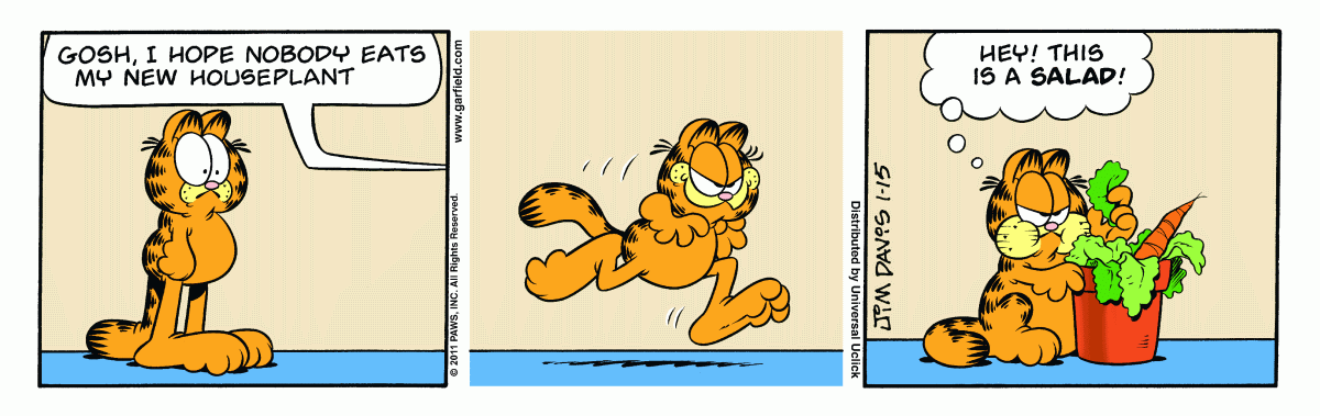 Garfield, January 15, 2011
