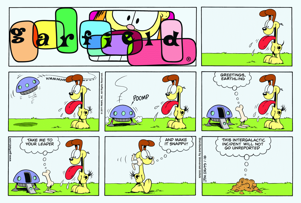 Garfield, January 16, 2011