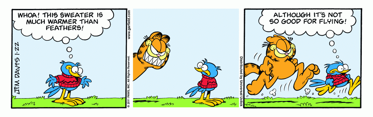 Garfield, January 22, 2011
