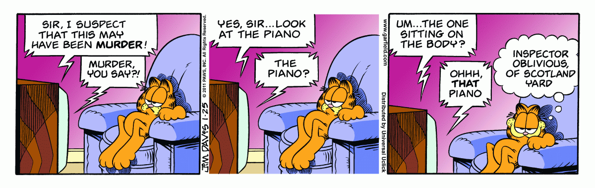 Garfield, January 25, 2011