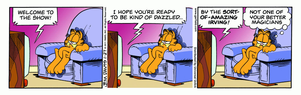 Garfield, January 27, 2011