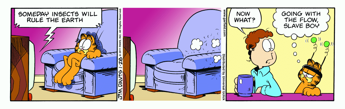 Garfield, January 28, 2011