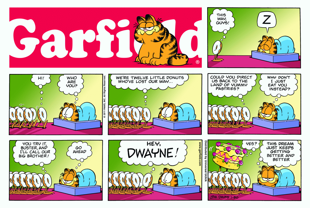 Garfield, January 30, 2011