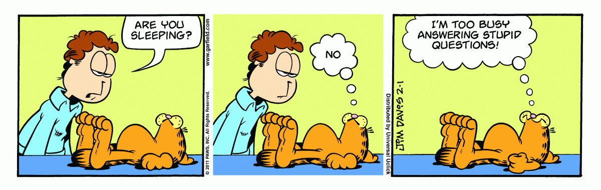 Garfield, February 1, 2011