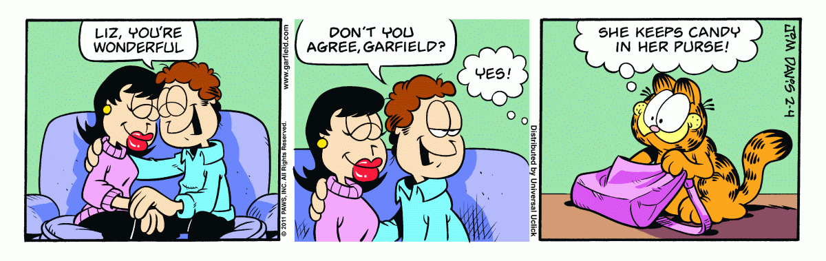 Garfield, February 4, 2011