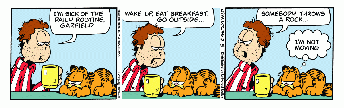 Garfield, February 5, 2011