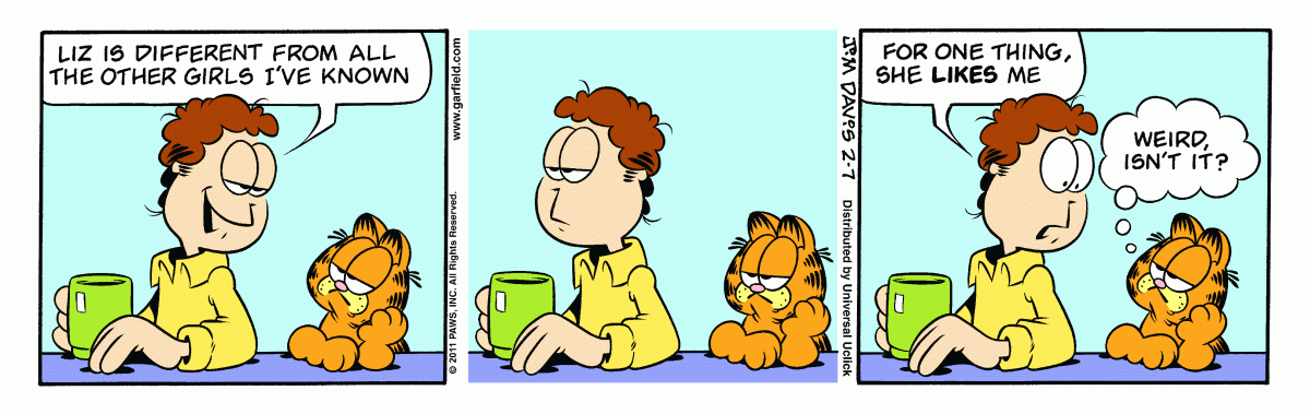Garfield, February 7, 2011