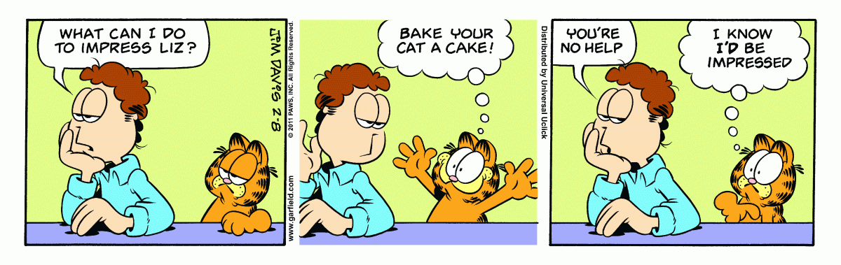Garfield, February 8, 2011