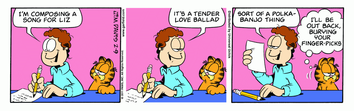 Garfield, February 9, 2011