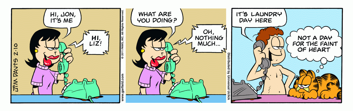 Garfield, February 10, 2011
