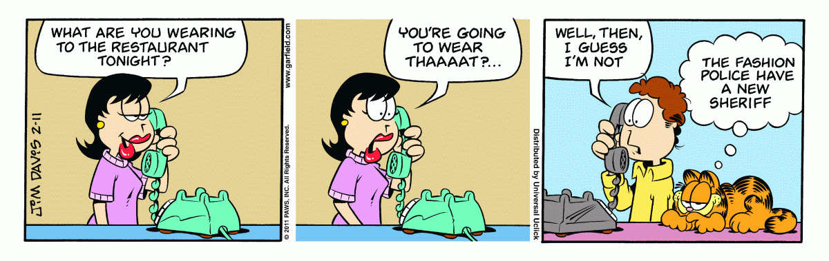 Garfield, February 11, 2011
