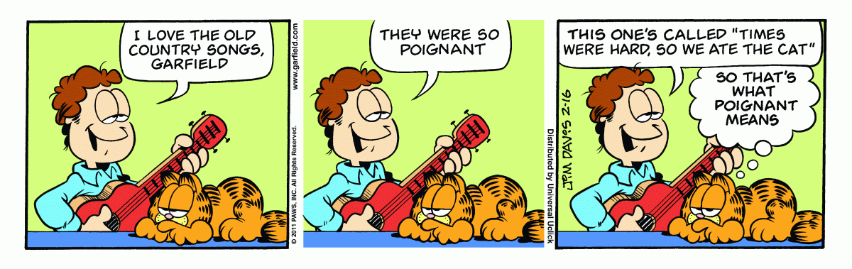 Garfield, February 16, 2011
