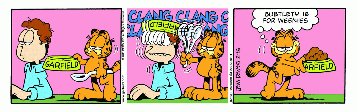 Garfield, February 18, 2011