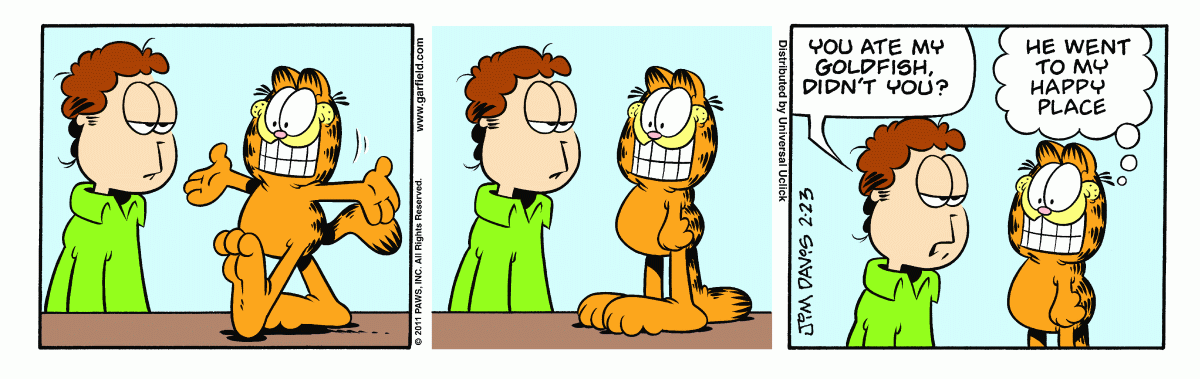 Garfield, February 23, 2011