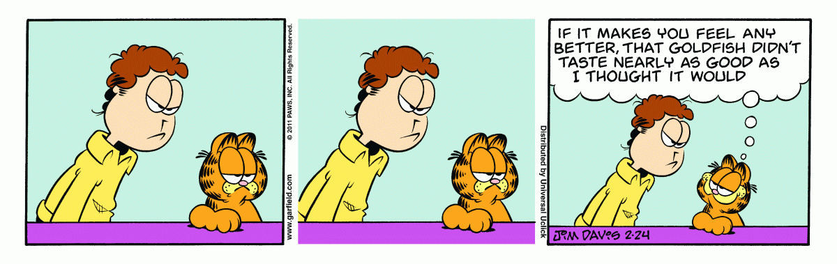 Garfield, February 24, 2011