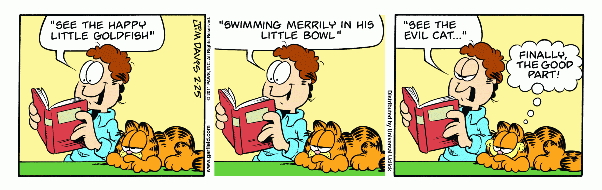 Garfield, February 25, 2011