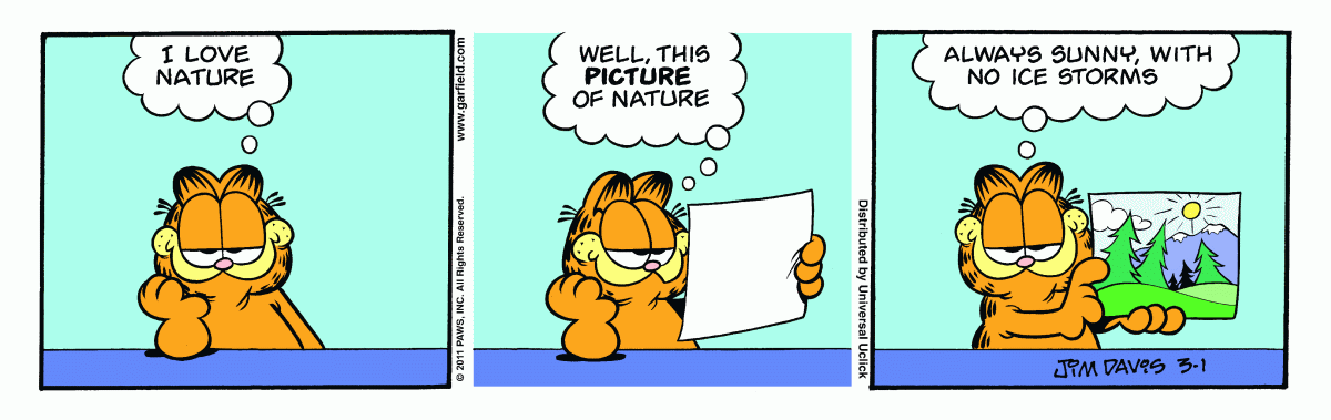 Garfield, March 1, 2011
