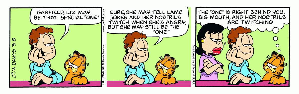 Garfield, March 5, 2011