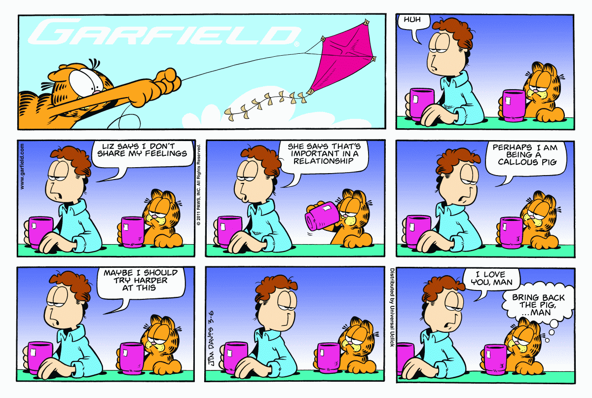 Garfield, March 6, 2011