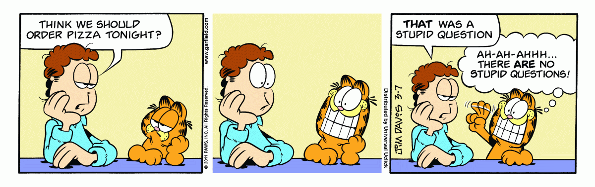 Garfield, March 7, 2011