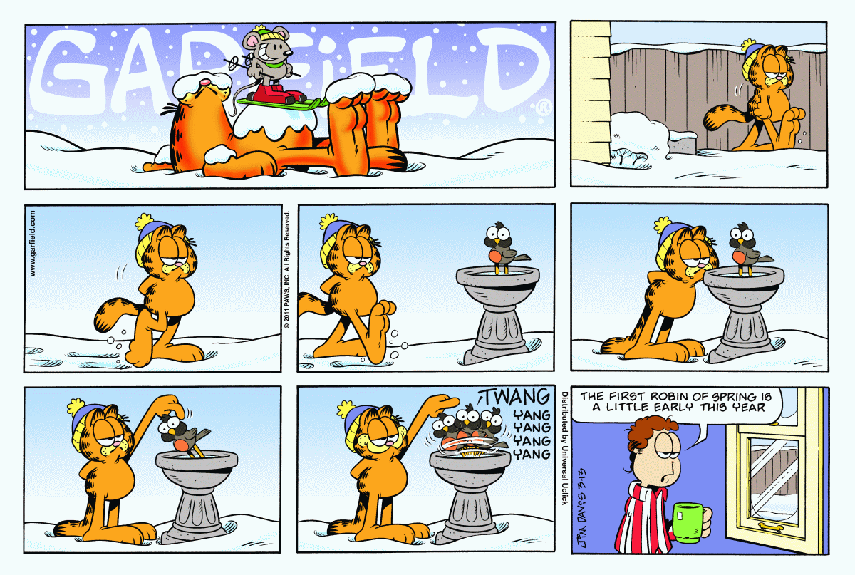 Garfield, March 13, 2011
