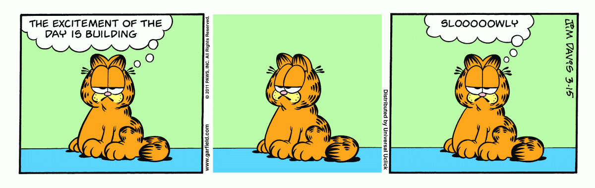Garfield, March 15, 2011