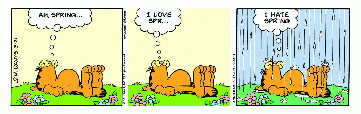 Garfield, March 21, 2011