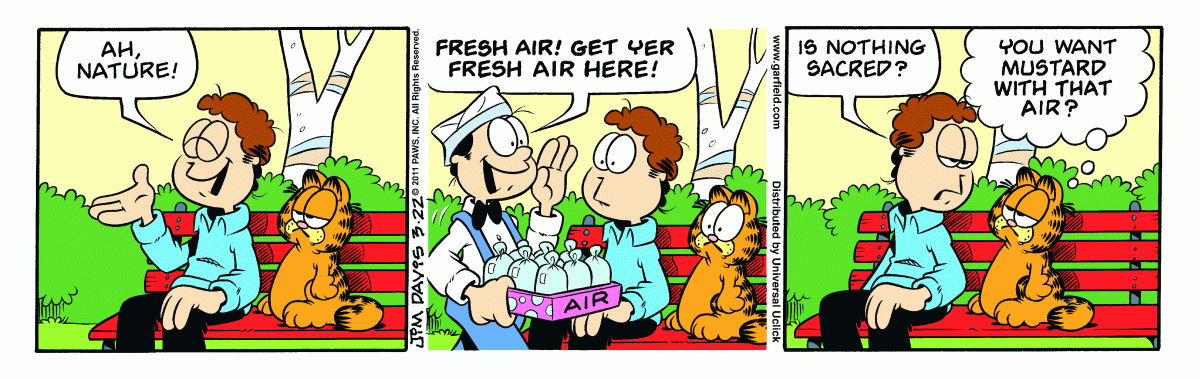 Garfield, March 22, 2011