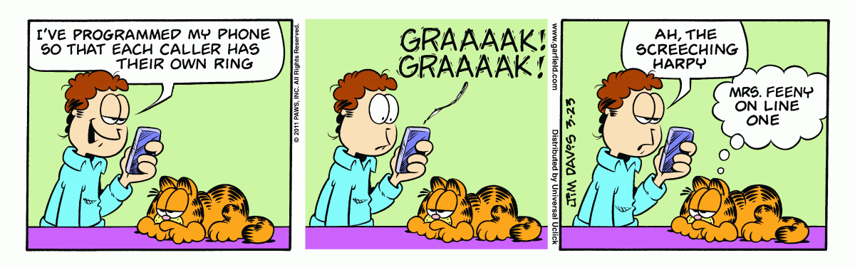Garfield, March 23, 2011