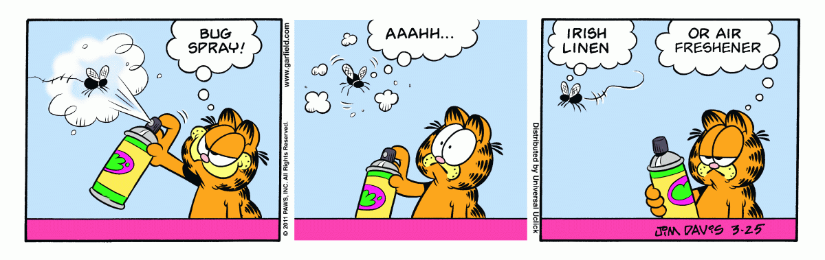 Garfield, March 25, 2011