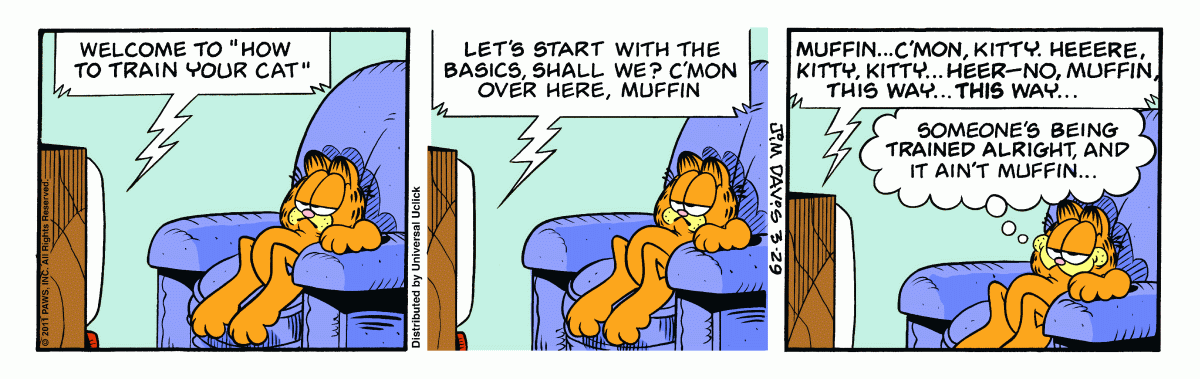 Garfield, March 29, 2011