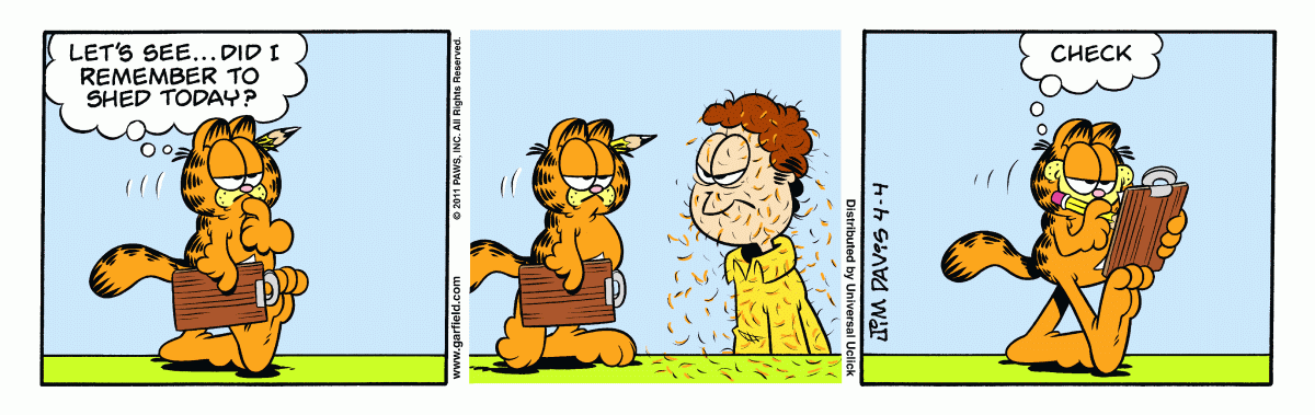 Garfield, April 4, 2011