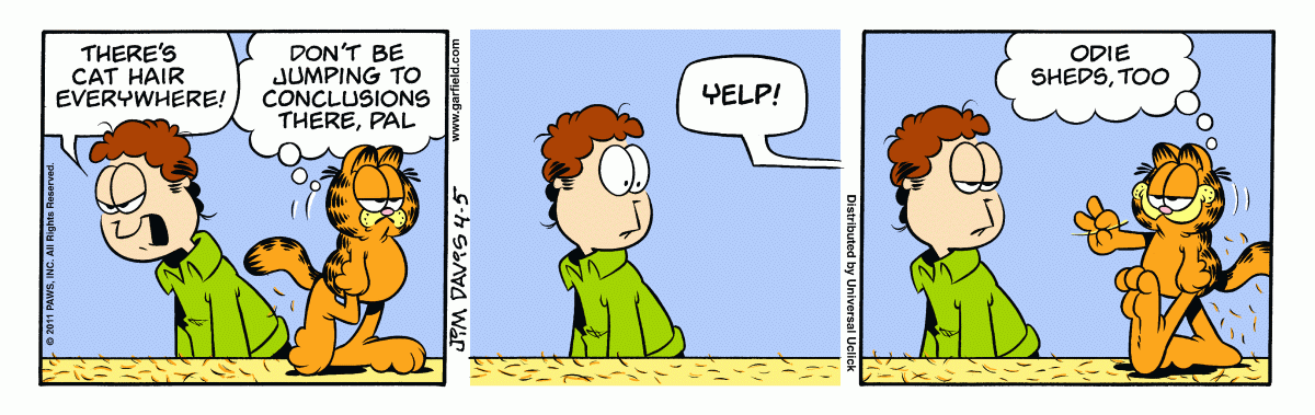 Garfield, April 5, 2011