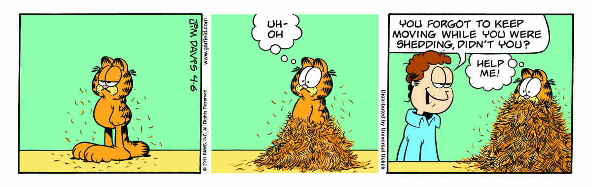 Garfield, April 6, 2011