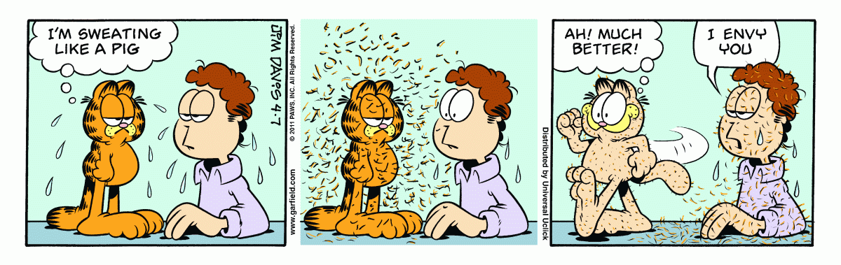 Garfield, April 7, 2011
