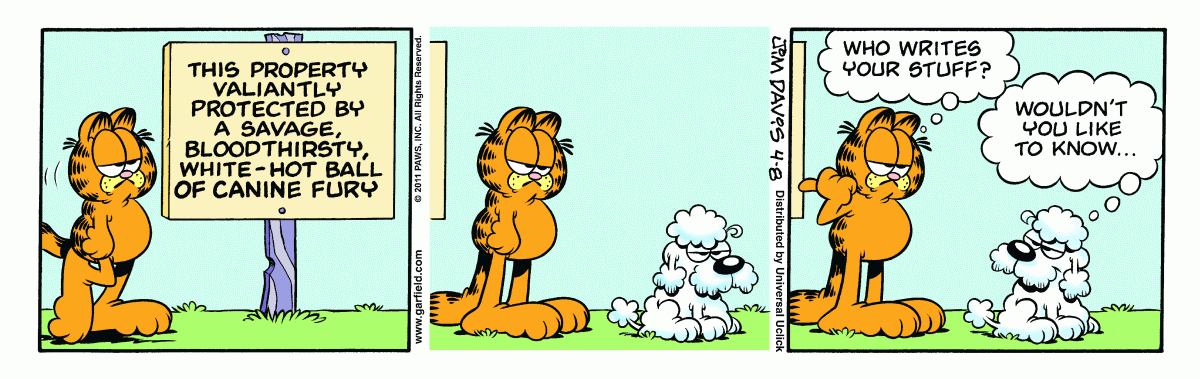 Garfield, April 8, 2011
