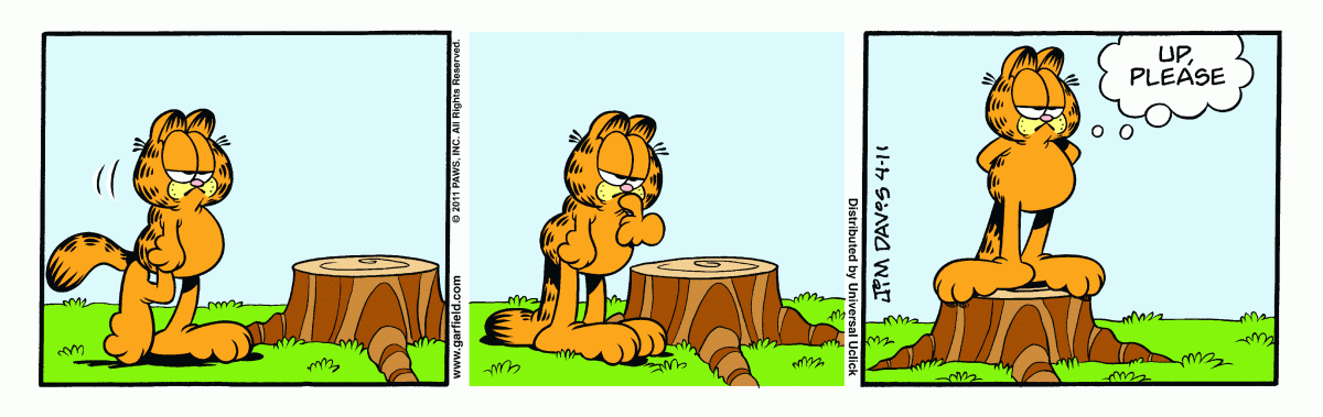 Garfield, April 11, 2011