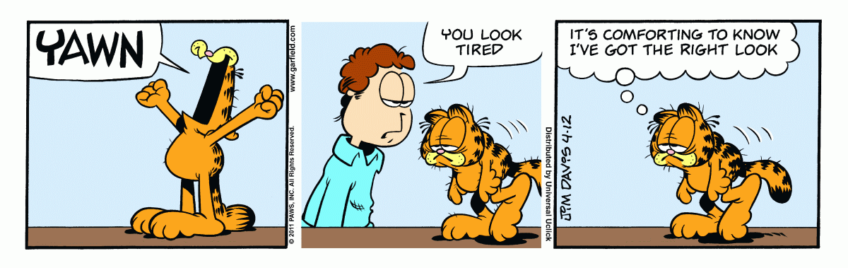 Garfield, April 12, 2011