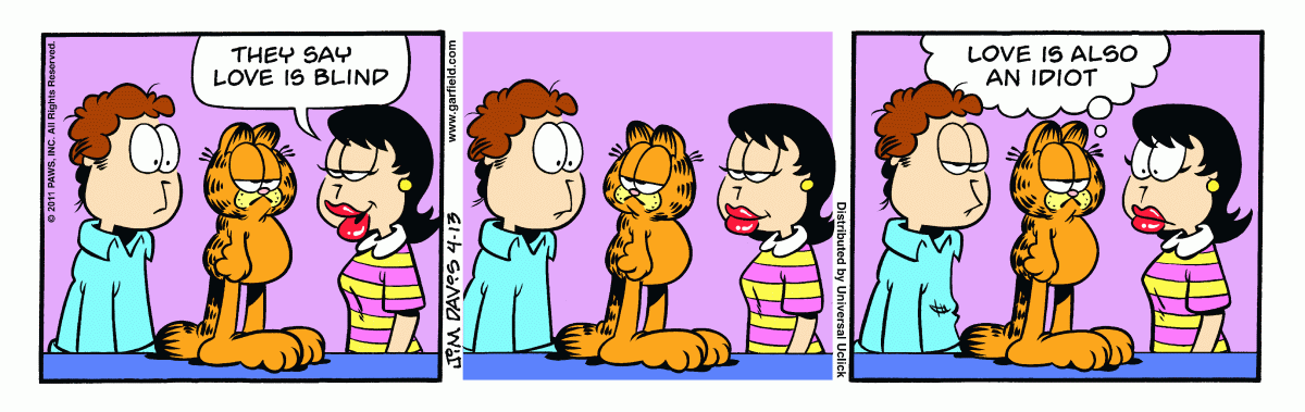 Garfield, April 13, 2011
