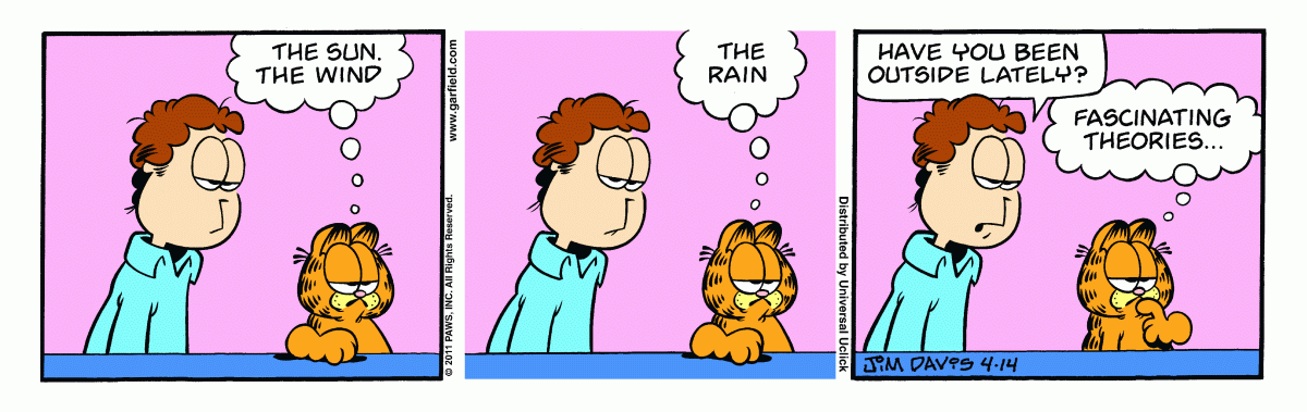 Garfield, April 14, 2011