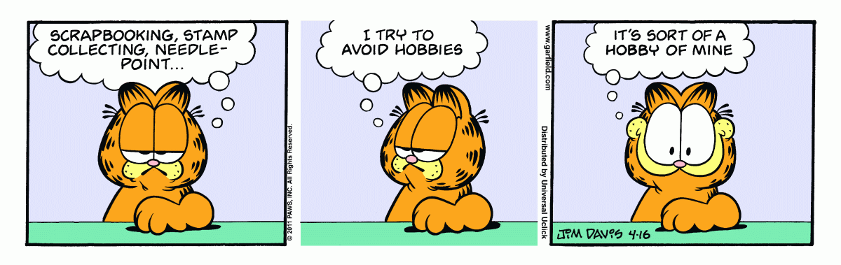 Garfield, April 16, 2011