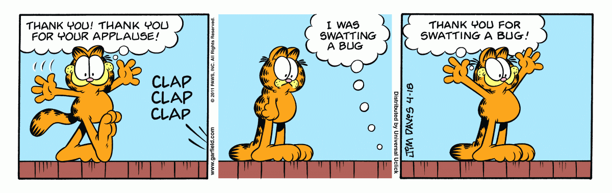 Garfield, April 18, 2011