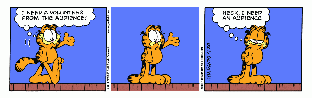 Garfield, April 20, 2011