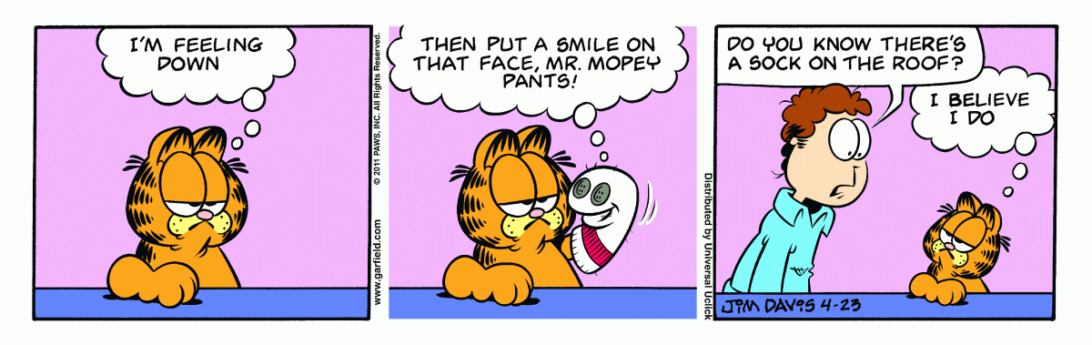 Garfield, April 23, 2011
