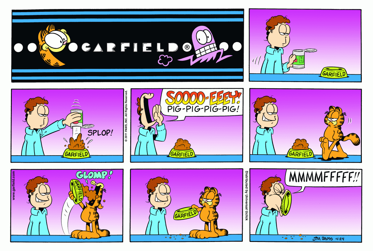 Garfield, April 24, 2011