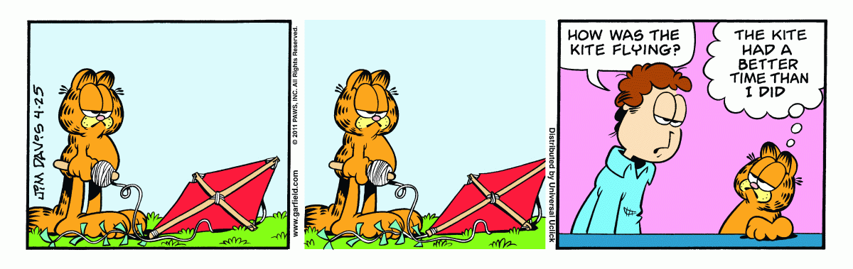 Garfield, April 25, 2011