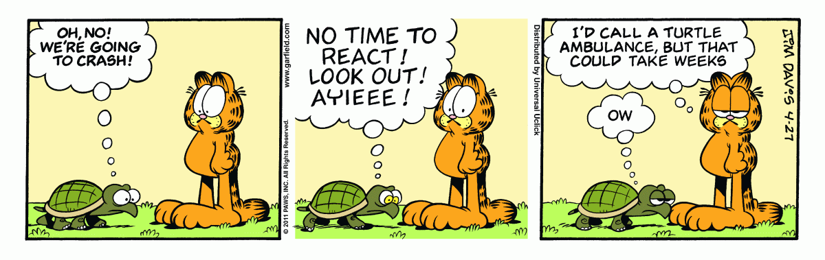 Garfield, April 27, 2011